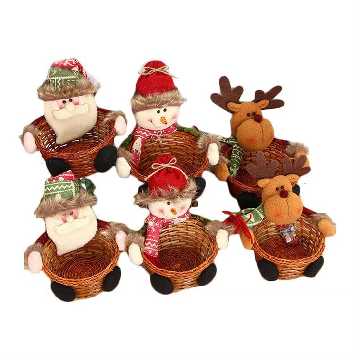 Cesto di caramelle per bambini di Natale