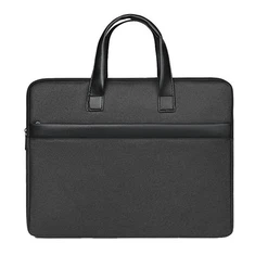 Borsa a tracolla nera per laptop