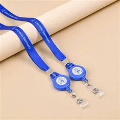 Cordino staccabile con porta documenti