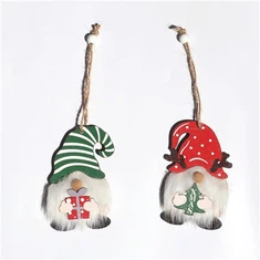 Ciondolo natalizio in legno