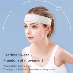 Fascia per capelli sportiva per donna